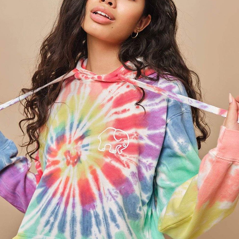 Ivory Ella Tie Dyed Hoodie